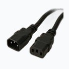 RALLONGE ALIM. 2P+T C14/C13 (M/F) pour PC/ECRAN 1.8m * 808040