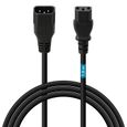 RALLONGE ALIM. 2P+T C14/C13 (M/F) pour PC/ECRAN 1.8m * 808040