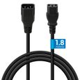 RALLONGE ALIM. 2P+T C14/C13 (M/F) pour PC/ECRAN 5.0m * 808050
