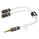 CABLE DOUBLEUR JACK 3,5mm F/F/M ST 15CM * 720129