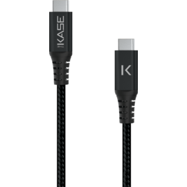 KONROW KCATCNB1 - CABLE CHARGE/SYNC. USB > USB-C 1m 3A Tressé * Noir