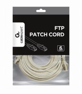 Cordon RJ45 Cat. 6E FTP Gris 10 m