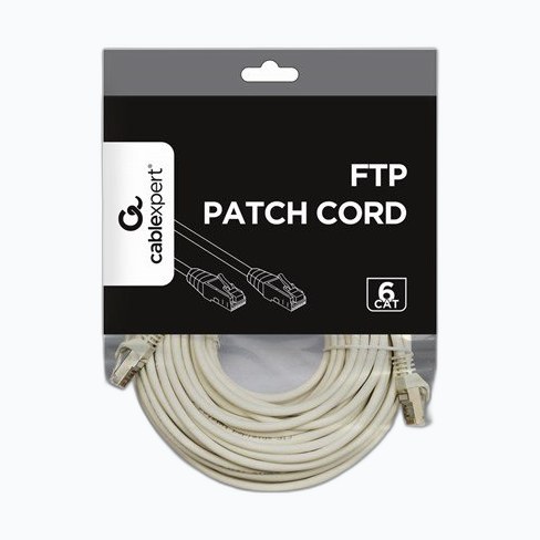 Cordon RJ45 Cat. 6E FTP Gris 15 m