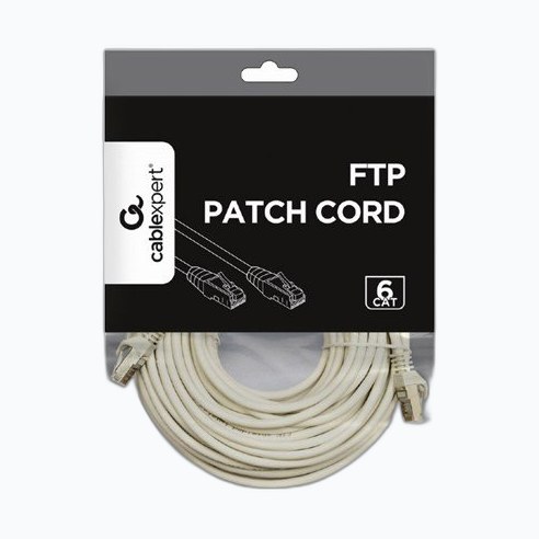 Cordon RJ45 Cat. 6E FTP Gris 20 m