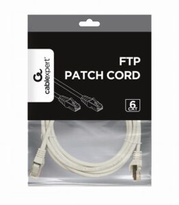 Cordon RJ45 Cat. 6E FTP Gris 5 m