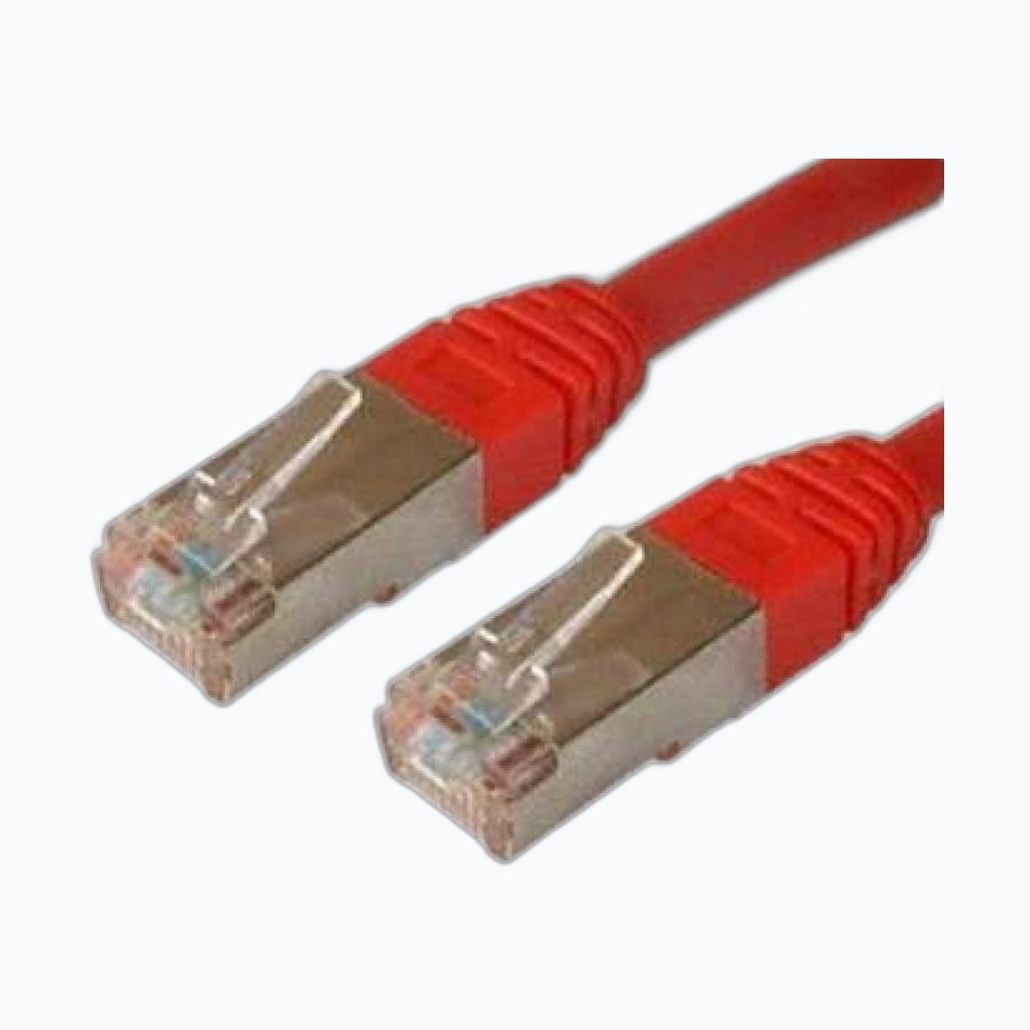 CABLE RESEAU RJ45 CAT.6 * 0.15M ROUGE [842040]