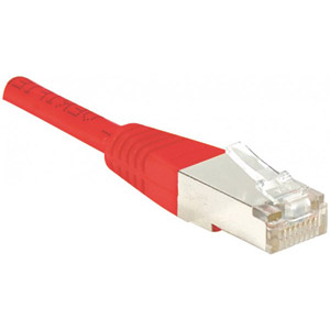 CABLE RESEAU RJ45 CAT.6 * 0.5M ROUGE [842053]