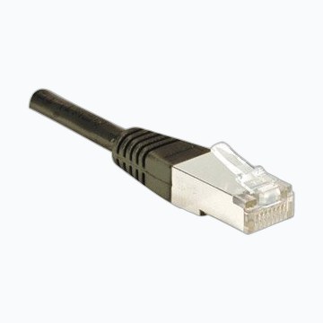 CABLE RESEAU RJ45 CAT.6 * 3M NOIR [234250]