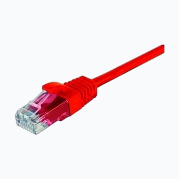 CABLE RESEAU RJ45 CAT.6 * 3M ROUGE [842303]
