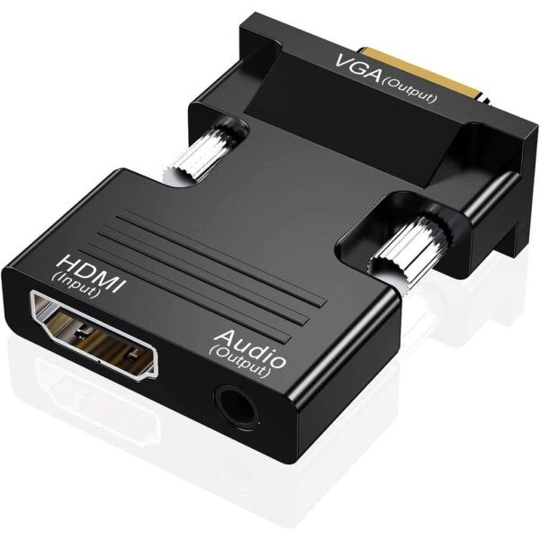 CONVERTISSEUR VGA (M) +Audio vers HDMI (M) alim. via USB 2m * 127848