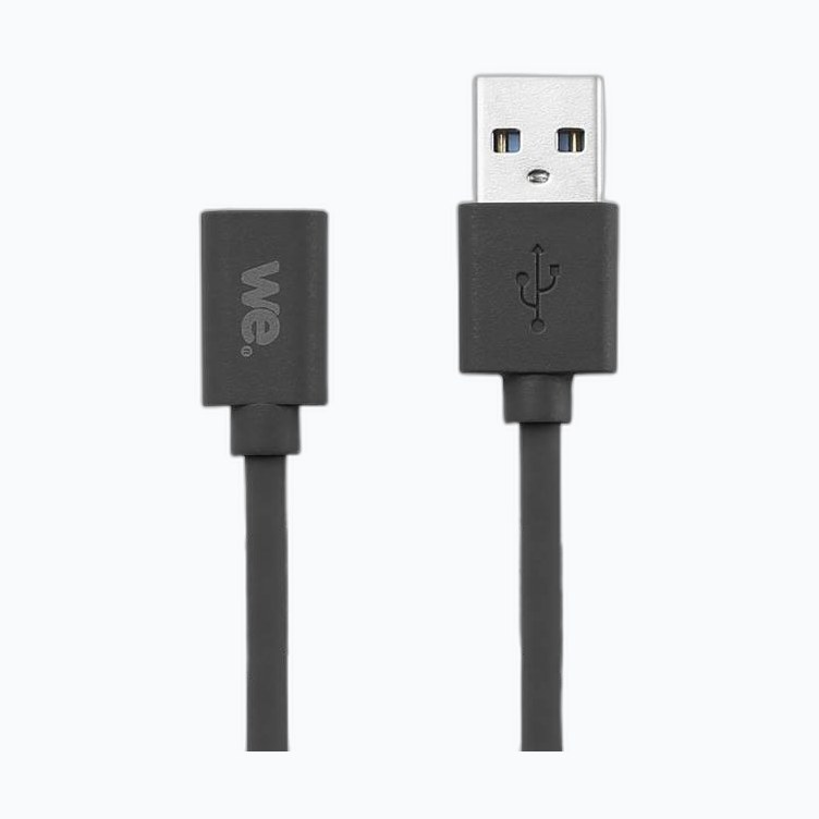 WE - CABLE CHARGE/SYNC. USB>USB-C 3.2 gen1 1m en silicone * Noir