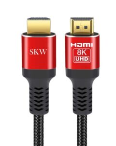 Câble HDMI 2.1V 3m 30AWG OD:6.5mm Plaqué Or (M/M)