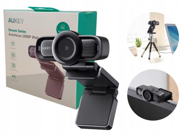 AUKEY PC-LM3 Stream Series WEBCAM 1/3 CMOS Full HD +Autofocus