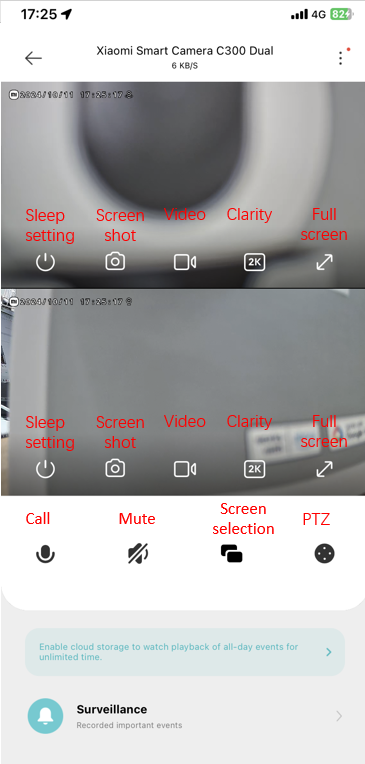 XIAOMI Outdoor Camera CW300 4MP/2.5K IP66 Bi-dir. LAN+WiFi * Blanc