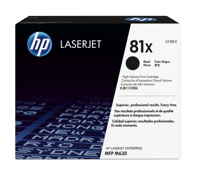 TONER HP 81X Black 25000 pages (sur commande)