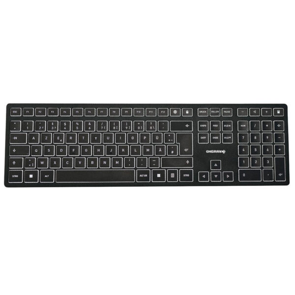 CLAVIER Cherry KW 9100 [FR] Slim rechargeable s/fil BTO * Noir
