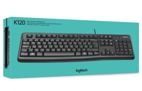 CLAVIER LOGITECH K120 Filaire USB OEM (Boîte MARRON) * 14471