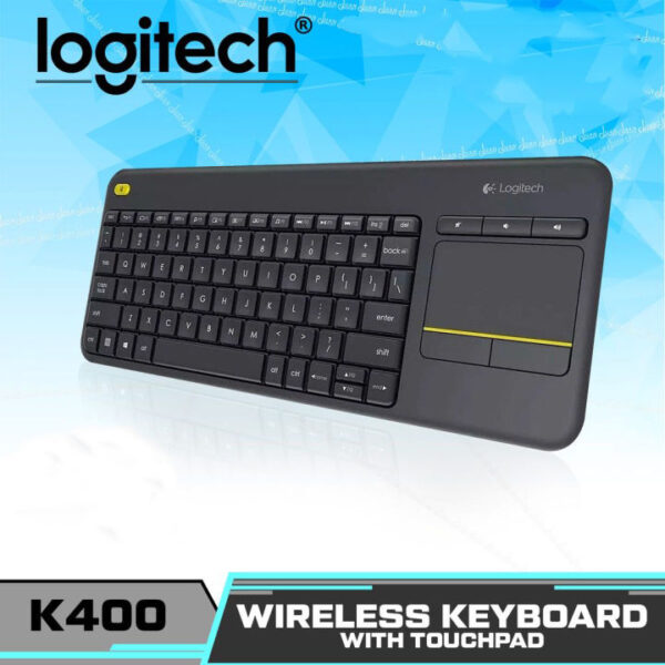 CLAVIER LOGITECH K400 Plus Wireless Touchpad KBD Noir * 920-007129