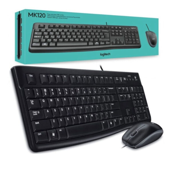 CLAVIER & SOURIS LOGITECH MK120 Desktop filaire USB
