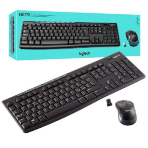 CLAVIER & SOURIS LOGITECH MK270 Desktop Optical s/fil * RETAIL