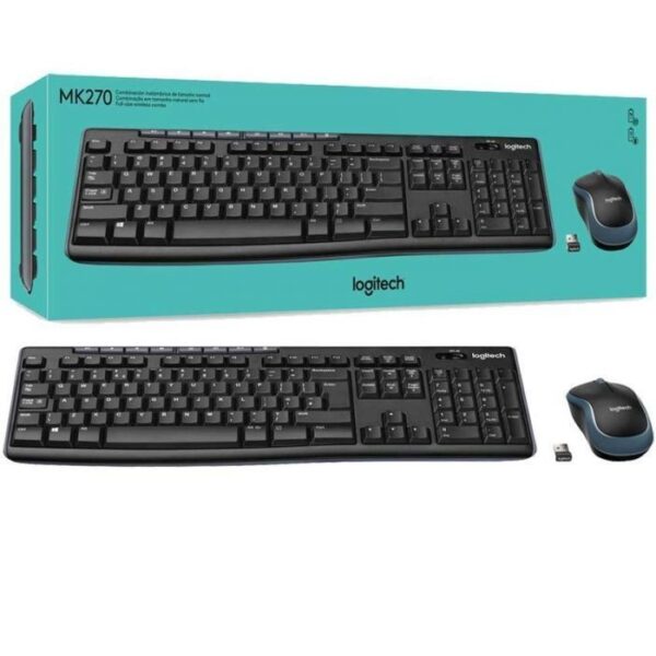 CLAVIER & SOURIS LOGITECH MK270 Desktop Optical s/fil * RETAIL