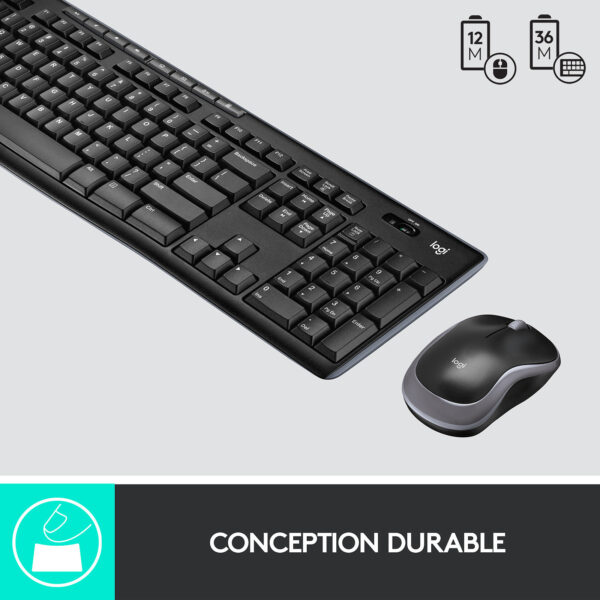 CLAVIER & SOURIS LOGITECH MK270 Desktop Optical s/fil * RETAIL