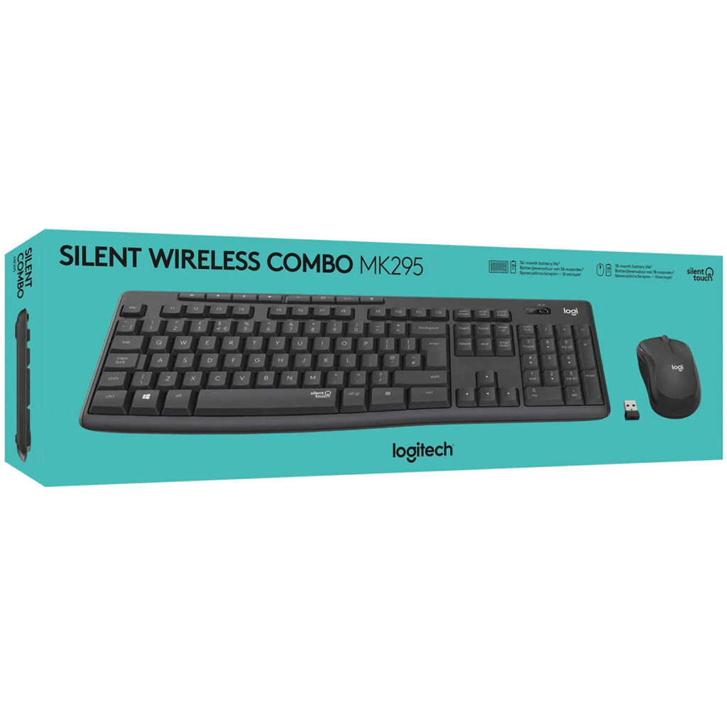 CLAVIER & SOURIS LOGITECH MK295 Silent s/fil USB * Noir