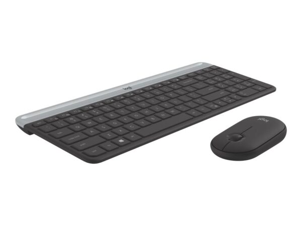 CLAVIER & SOURIS LOGITECH MK470 Ultra-Slim s/fil USB * Noir