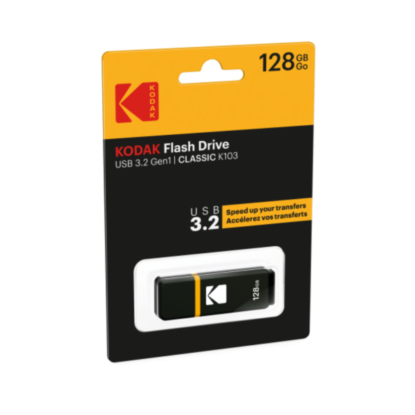 Clé USB 3.2 128Go * Kodak Classic K133 métal * TCP 3.40€ incl.