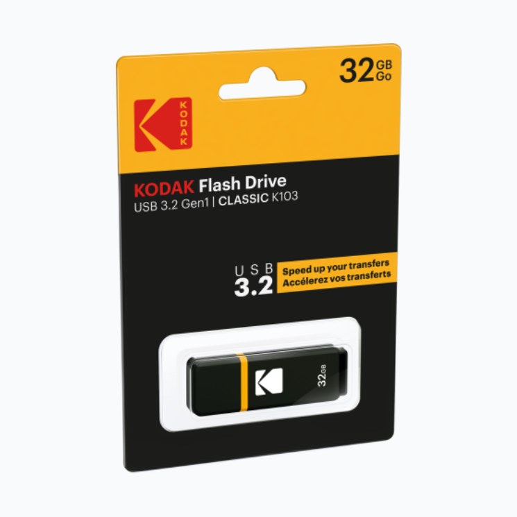Clé USB 3.2 32Go * Kodak Classic K133 métal * TCP 2.00€ incl.