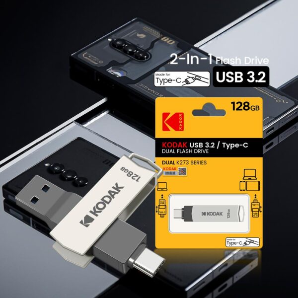 Clé USB 3.2 32Go * Kodak Classic K133 métal * TCP 2.00€ incl.
