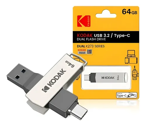 Clé USB 3.2 64Go * Kodak Classic K133 métal * TCP 2.80€ incl.