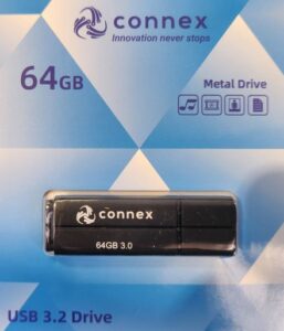CLé USB3.2 OTG 64Go * CONNEX Metal * TCP incl.