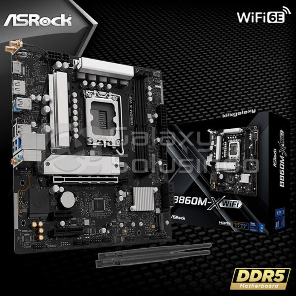 CM ASROCK B860M-X WiFi (Intel LGA 1851) Micro ATX * 90-MXBRY-A0UAYZ