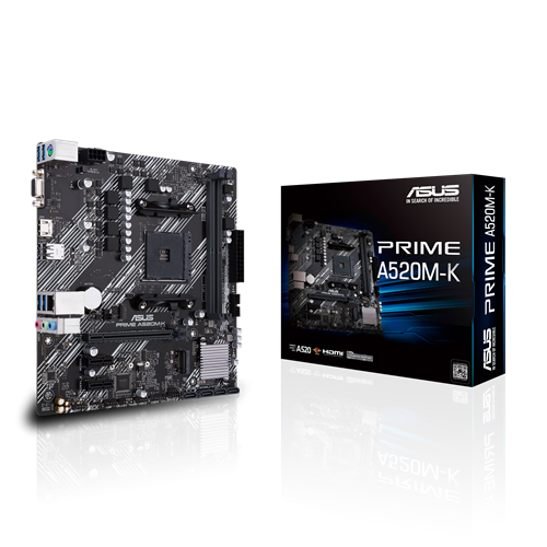 CM ASUS PRIME A520M-K (AM4) 2DDR4-4600 HDMI/VGA mATX