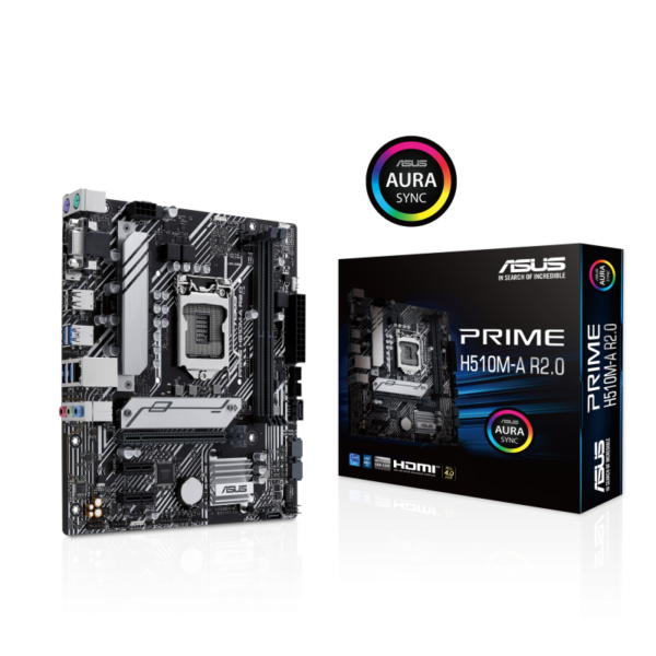 CM ASUS PRIME H510M-A R2 (s1200) 2DDR4 3200MHz 1PCIE4.0 HDMI/DP mATX