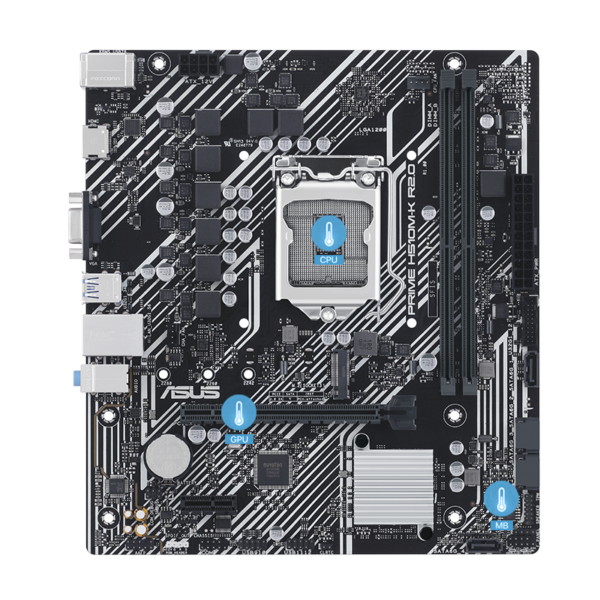 CM ASUS PRIME H510M-A R2 (s1200) 2DDR4 3200MHz 1PCIE4.0 HDMI/DP mATX