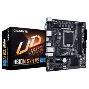 CM GIGABYTE H610M S2H V2 (s1700) 2DDR5 5600 PCIe16 VGA/DVI/HDMI mATX