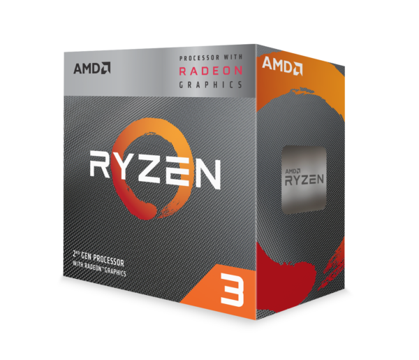 AMD Ryzen 3 3200G sAM4 4 Cores (3.6GHz 4MB 65W) * Boîte !! Promo !!