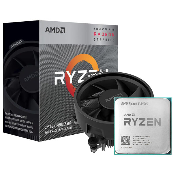 AMD Ryzen 5 3400G 4 Cores 3.7GHz 4Mo 65W * BOX