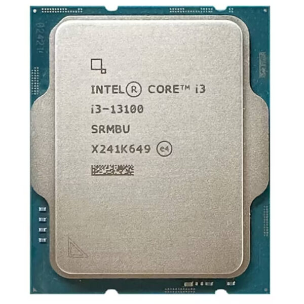 INTEL Core i3-13100F s1700 4 Cores (3.4A4.5Ghz)12Mo RAPTOR LAKE