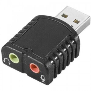 DEXLAN Mini CARTE SON EXTERNE E/S Jack 3,5 USB2.0 * 921535
