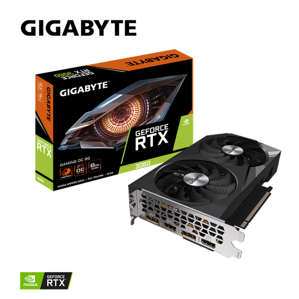 CV GIGABYTE RTX 3060Ti GAMING OC 8Go