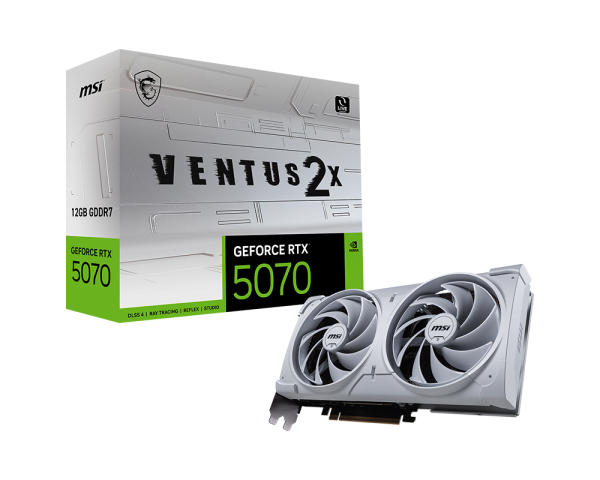 CV MSI RTX5070 VENTUS 2X OC 12G GDDR7 192BITS PCIE HDMI/DP