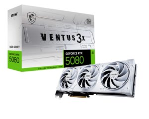 CV MSI RTX5080 VENTUS 3X OC PLUS 16GB GDDR7 256BITS PCIE HDMI/DP