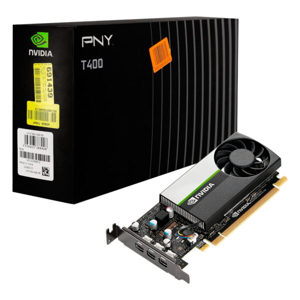 CV PNY nVidia T400 4Go 3xmDP Full Retail * VCNT400-4GB-PB