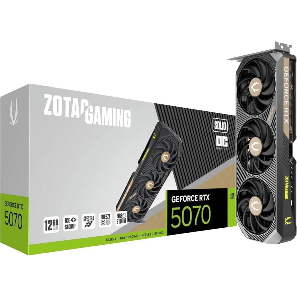 CV Zotac Gaming GeForce RTX5070 Solid OC * ZT-B50700J-10P
