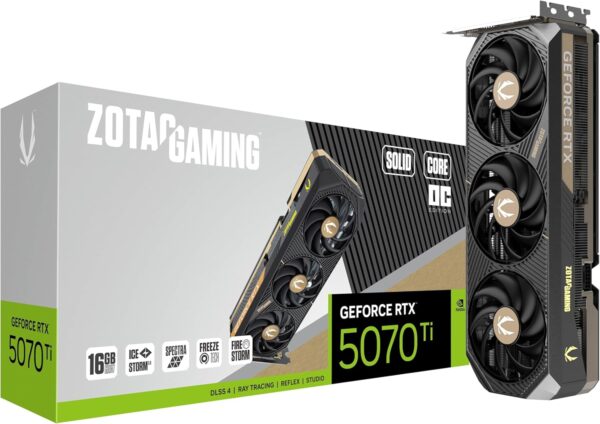 CV Zotac Gaming GeForce RTX5070 Ti Solid SFF OC * ZT-B50710J3-10P