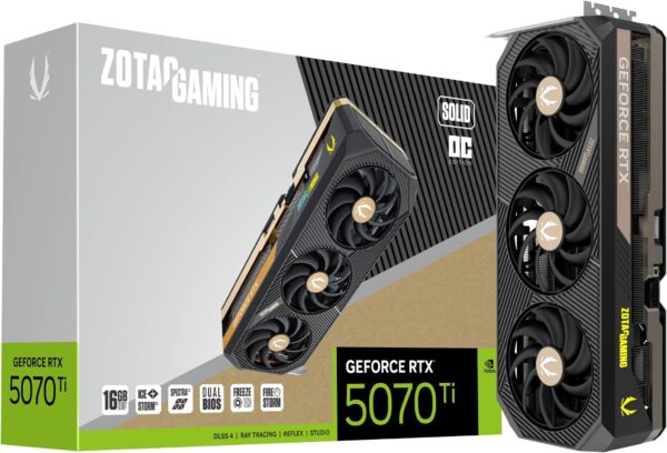 CV Zotac Gaming GeForce RTX5070 Ti Solid SFF OC * ZT-B50710J3-10P