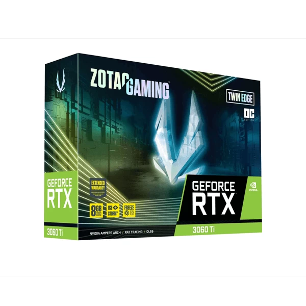 CV Zotac RTX3060TI AMP WHITE EDITION LHR 8Go HDMI/DP